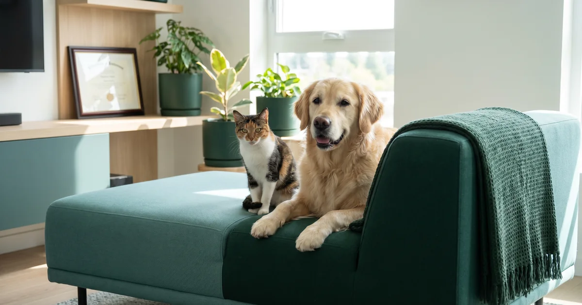 cat and dog together illustrating common spay and neuter myths debunked by Pawspact vet